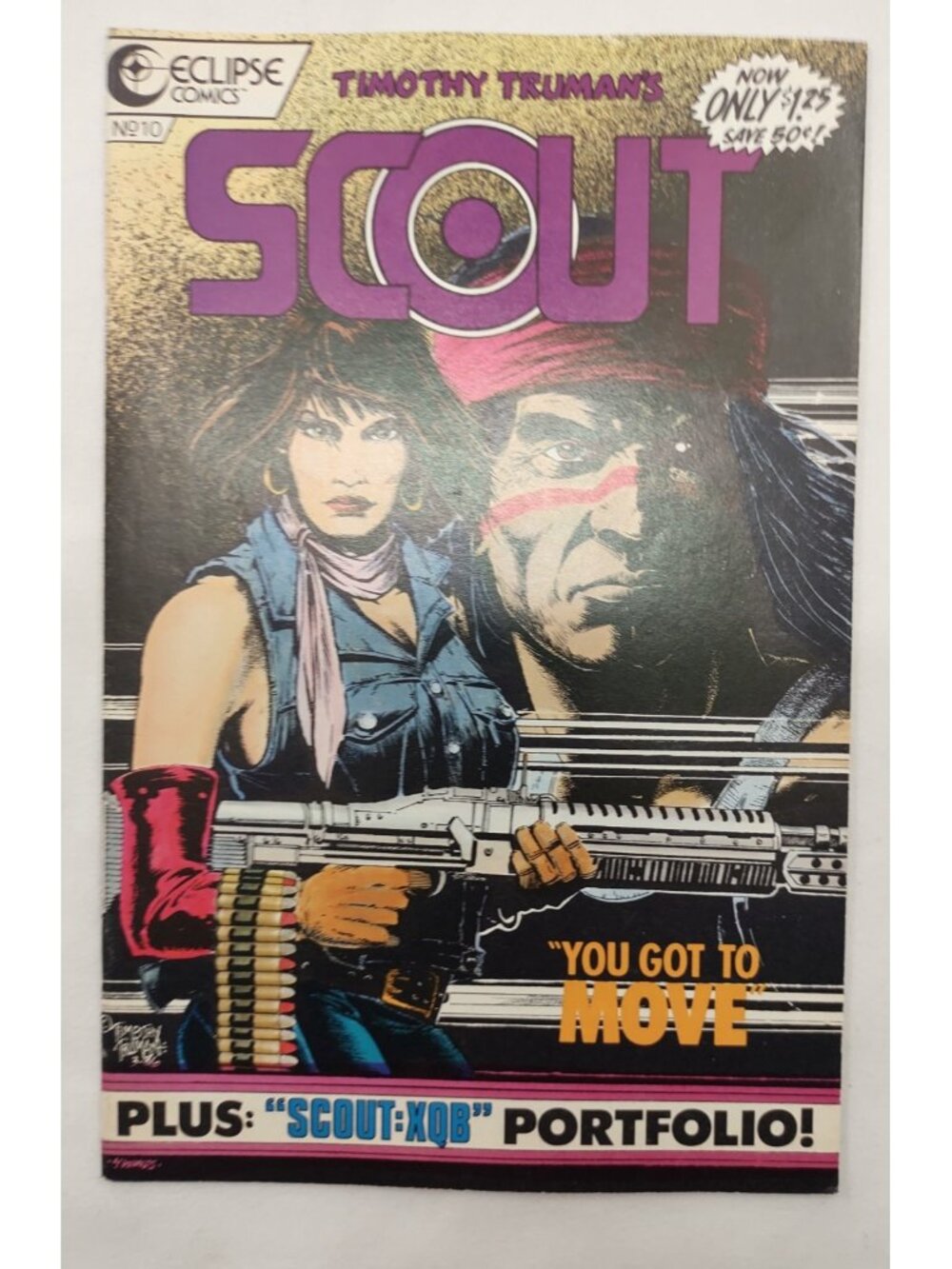 Scout #10 Eclipse Comics Timothy Truman Indie Classic Comic Book